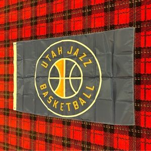 Brand new Utah Jazz banner flag
